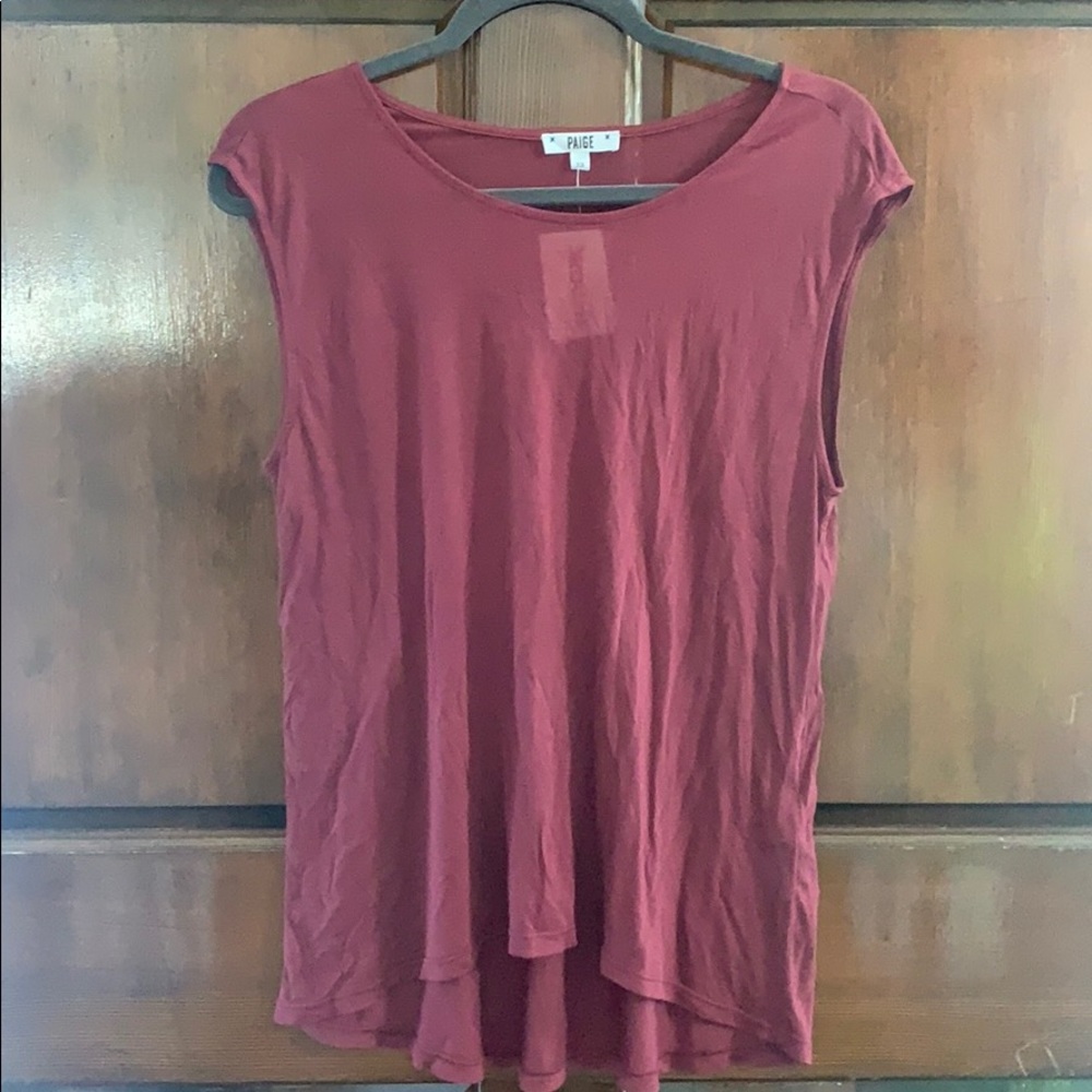 Paige cap sleeve tank top xs